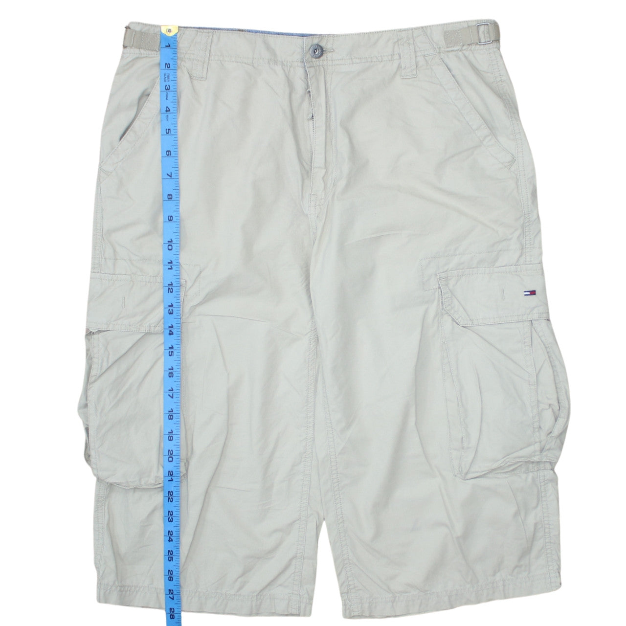 Tommy Hilfiger Men's Beige Cargo Shorts Size M Cotton Casual