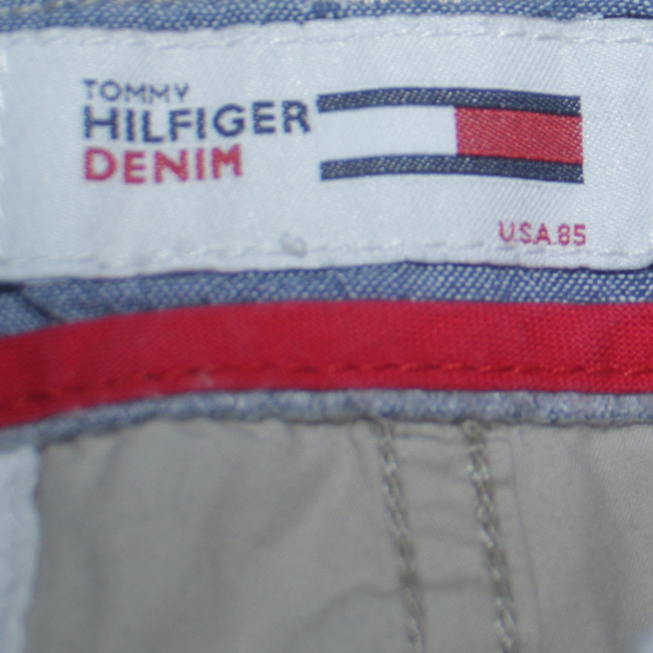 Tommy Hilfiger Men's Beige Cargo Shorts Size M Cotton Casual