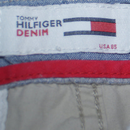 Tommy Hilfiger Men's Beige Cargo Shorts Size M Cotton Casual