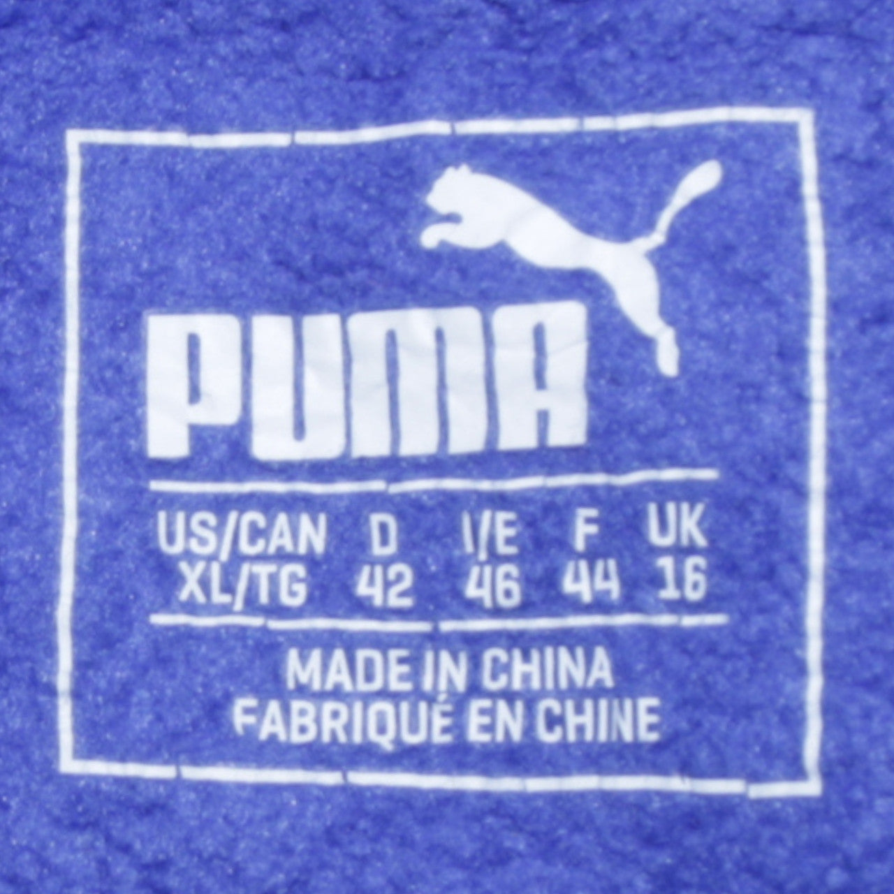 Womens UK Size 16 PUMA Blue Pullover Hoodie