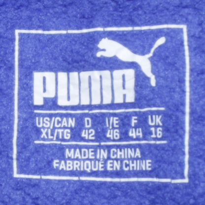 Womens UK Size 16 PUMA Blue Pullover Hoodie