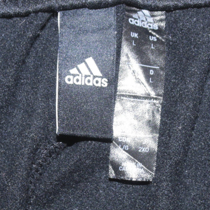 Mens UK Size L adidas Regular Fit Track Pants Black Trousers