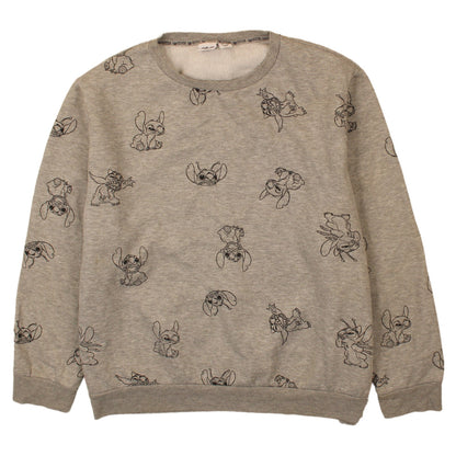Womens UK Size XL Disney Grey Pullover Sweatshirt