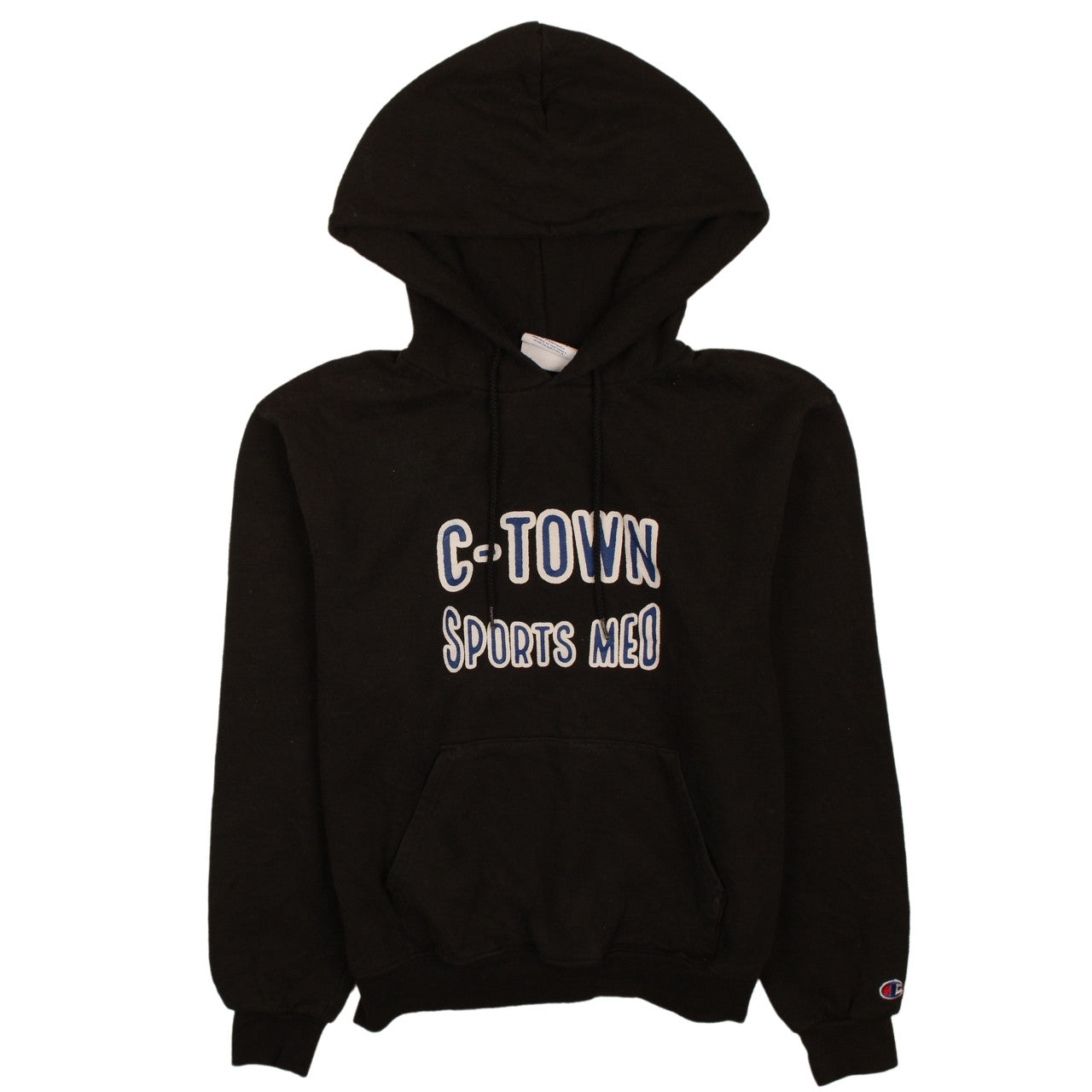 Mens UK Size S Champion Black Pullover Hoodie