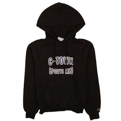 Mens UK Size S Champion Black Pullover Hoodie