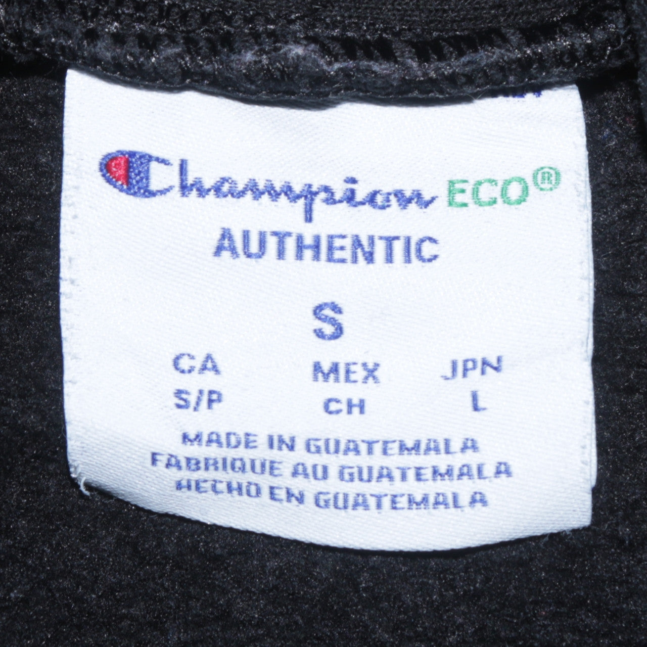 Mens UK Size S Champion Black Pullover Hoodie