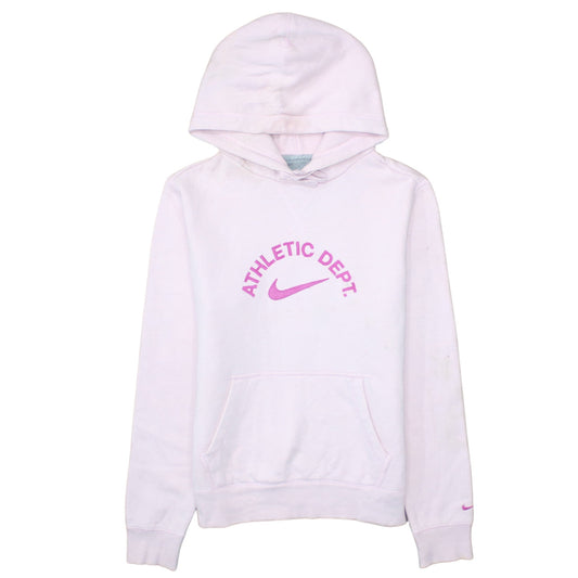 Womens UK Size 14 Nike Pink Pullover Hoodie
