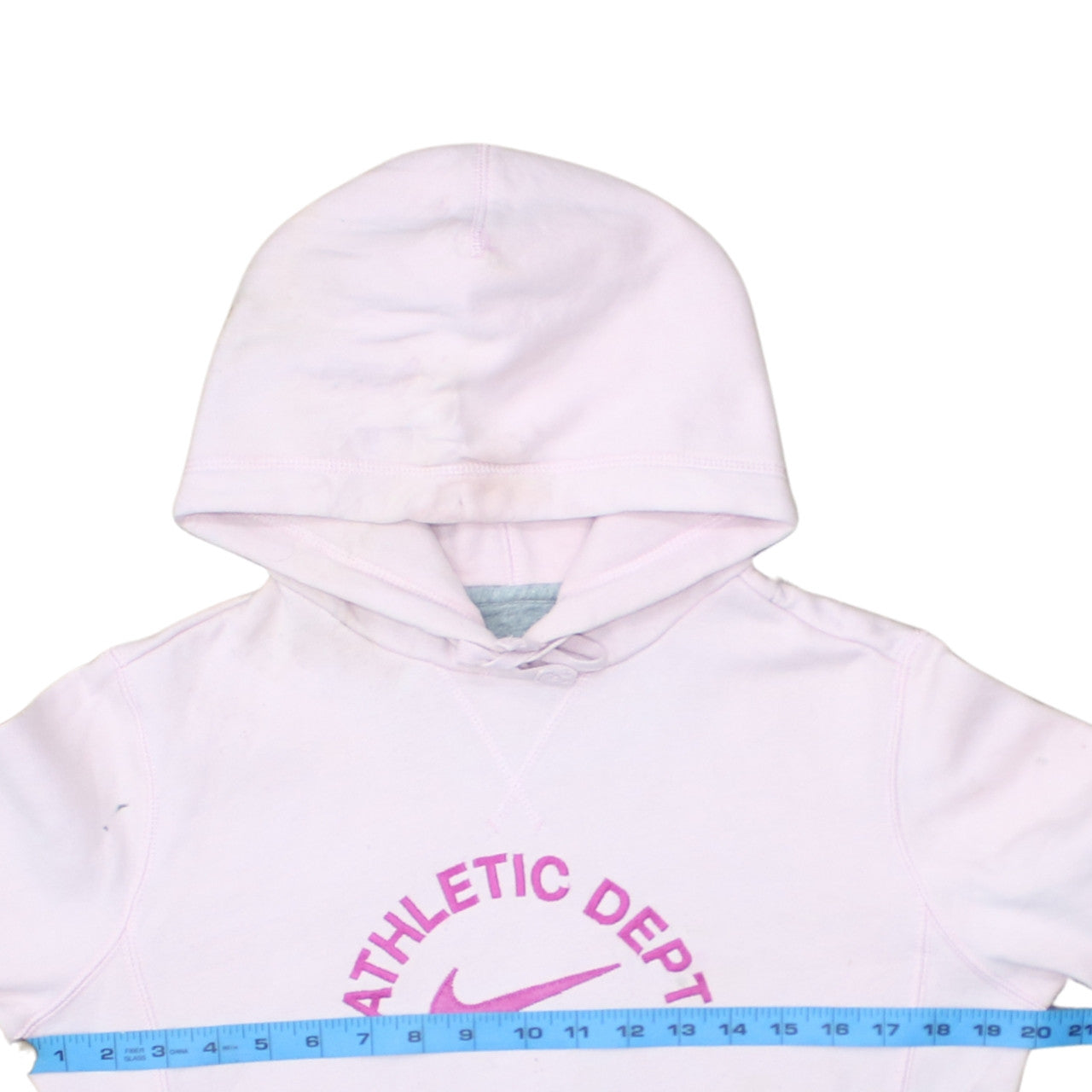 Womens UK Size 14 Nike Pink Pullover Hoodie