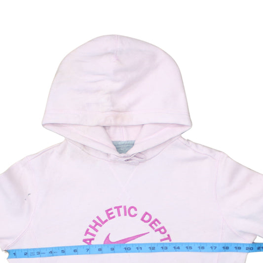 Womens UK Size 14 Nike Pink Pullover Hoodie