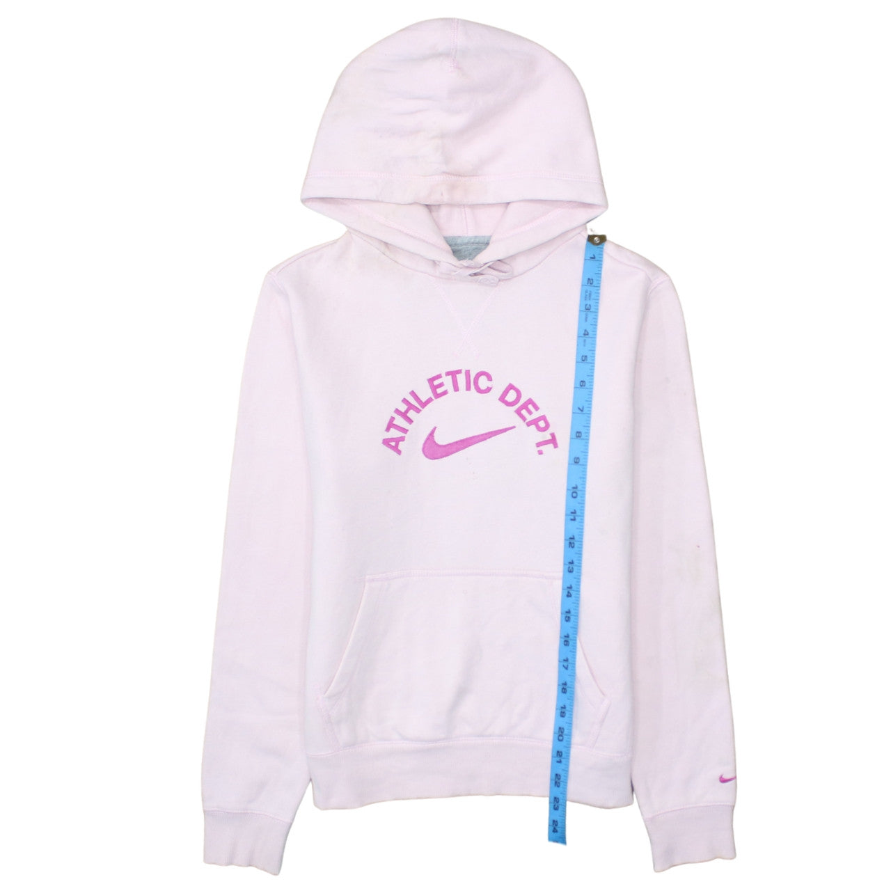 Womens UK Size 14 Nike Pink Pullover Hoodie