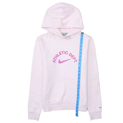 Womens UK Size 14 Nike Pink Pullover Hoodie
