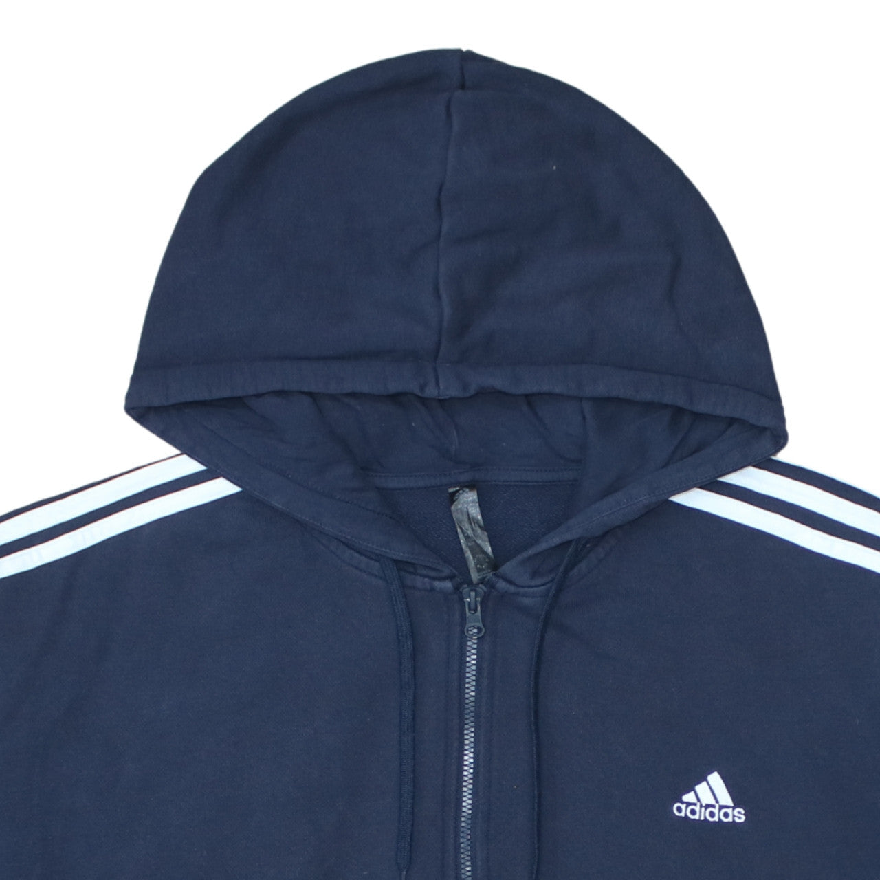 Womens UK Size 20 adidas Blue Full Zip Hoodie