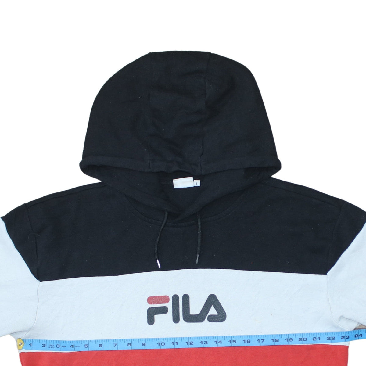Mens UK Size L FILA Multicoloured Pullover Hoodie