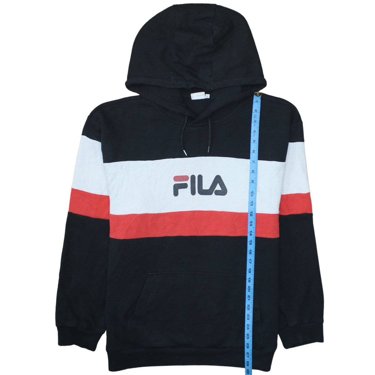Mens UK Size L FILA Multicoloured Pullover Hoodie