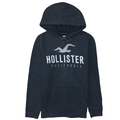 Mens UK Size M Hollister Black Pullover Hoodie