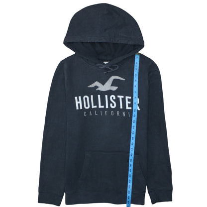 Mens UK Size M Hollister Black Pullover Hoodie