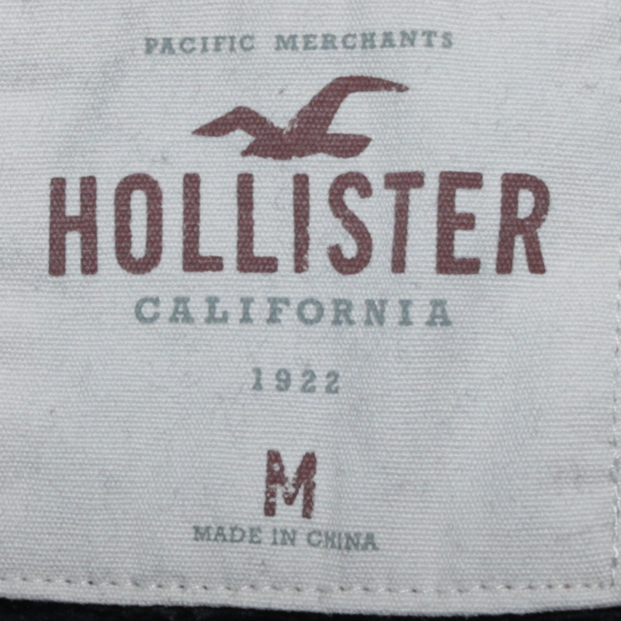 Mens UK Size M Hollister Black Pullover Hoodie