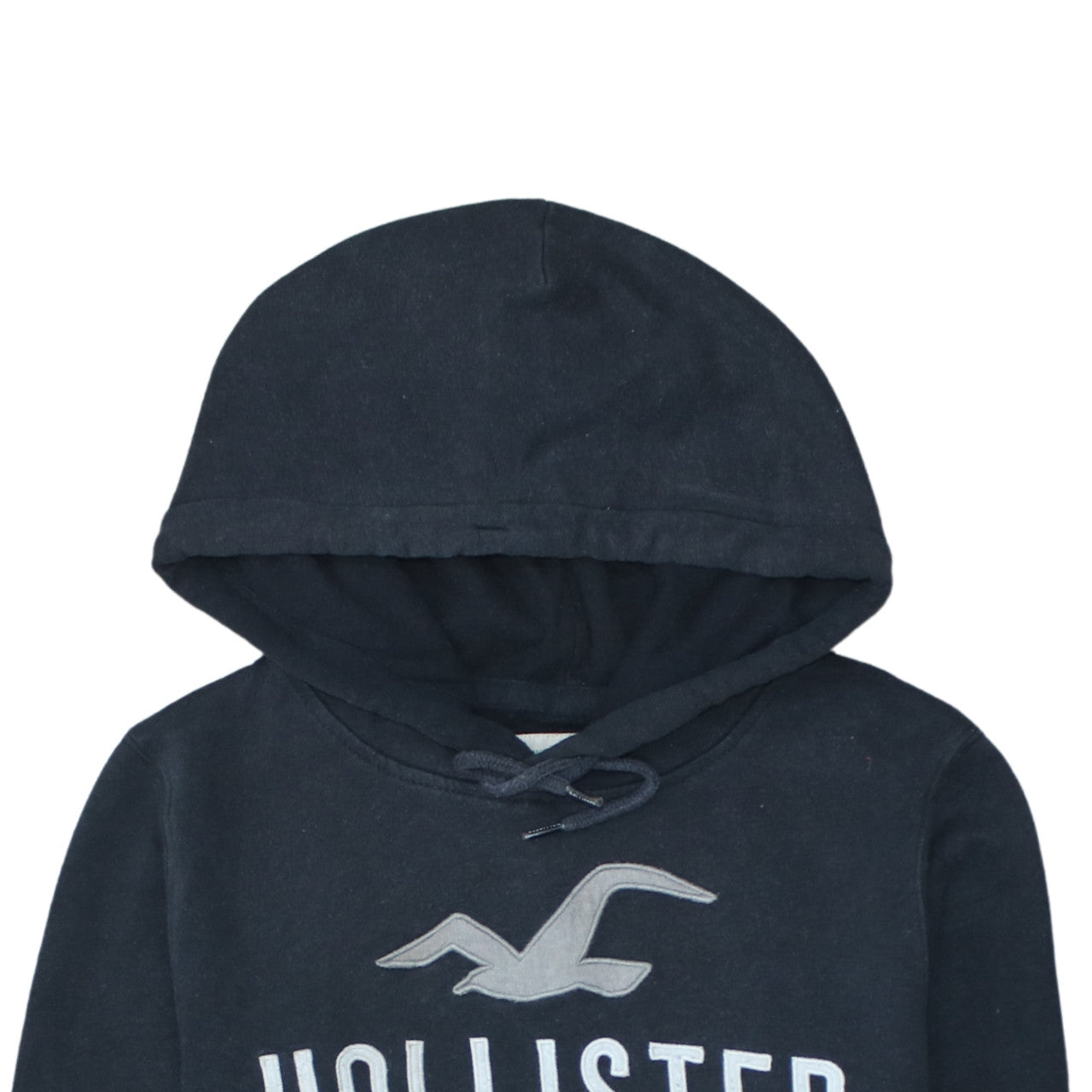 Mens UK Size M Hollister Black Pullover Hoodie