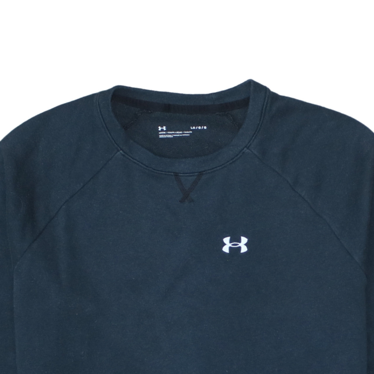 Mens UK Size L Under armour Black Pullover Sweatshirt
