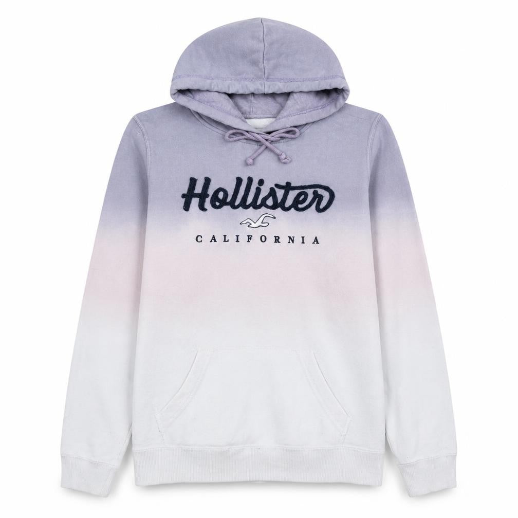 Mens UK Size L Hollister Purple Pullover Hoodie