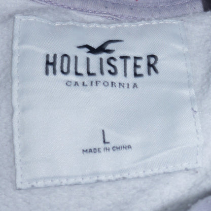 Mens UK Size L Hollister Purple Pullover Hoodie