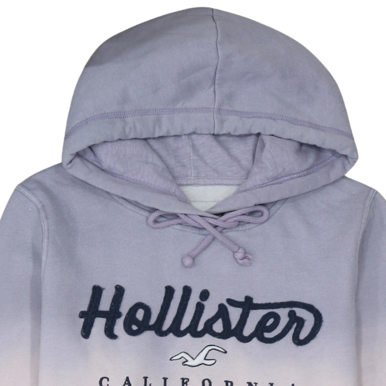 Mens UK Size L Hollister Purple Pullover Hoodie