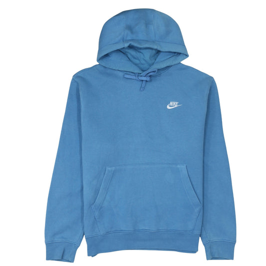 Mens UK Size S Nike Blue Pullover Hoodie