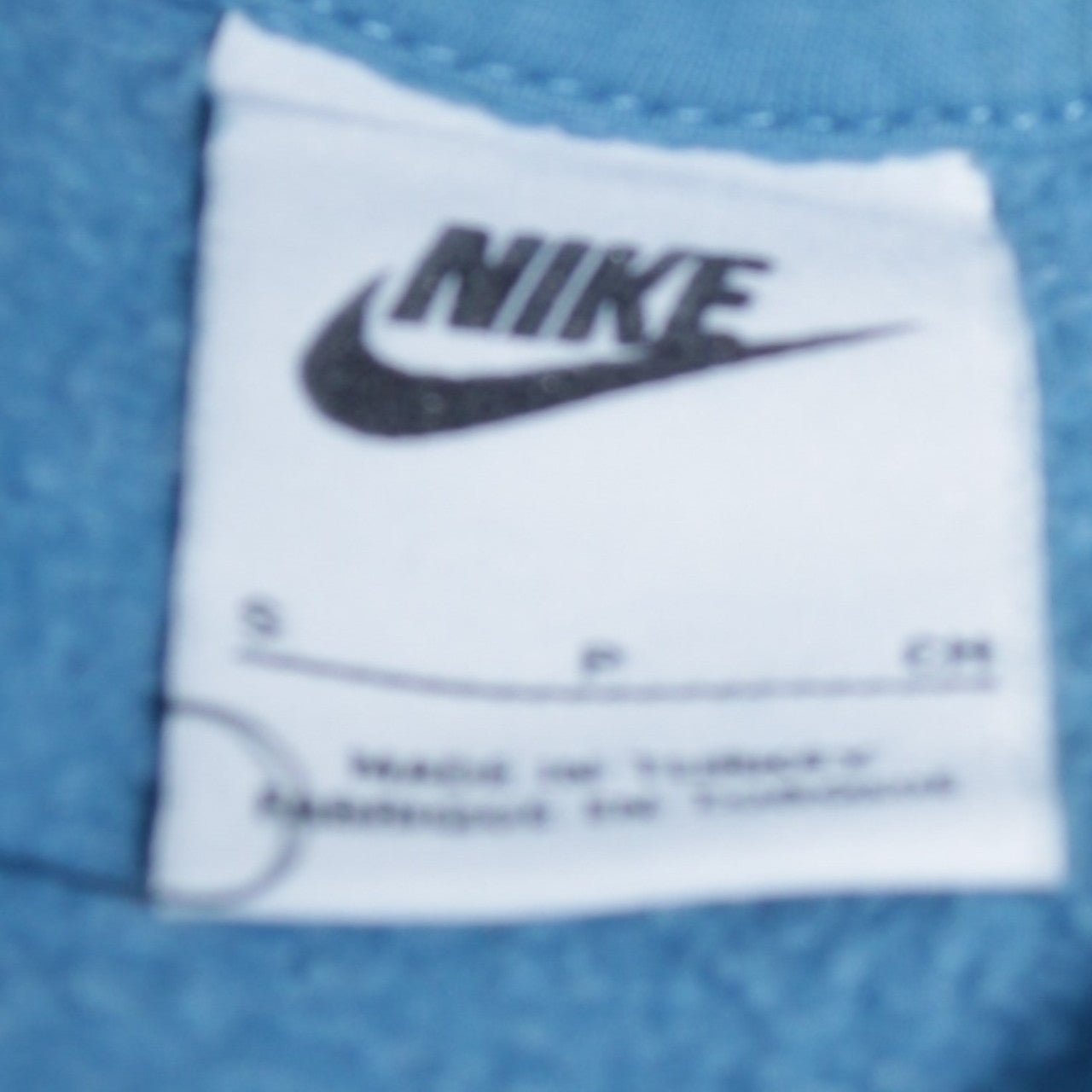 Mens UK Size S Nike Blue Pullover Hoodie