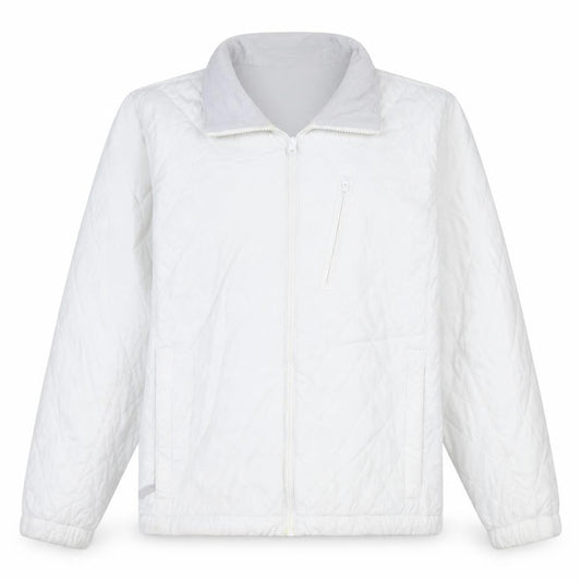 Womens UK Size M Columbia White Quilted Coat