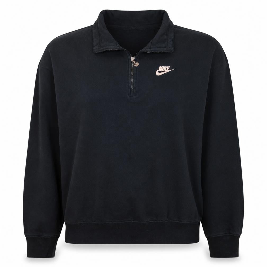 Womens UK Size S Nike Black Pullover Sweatshirt