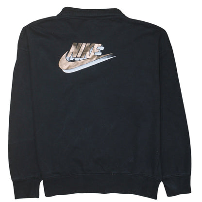 Womens UK Size S Nike Black Pullover Sweatshirt