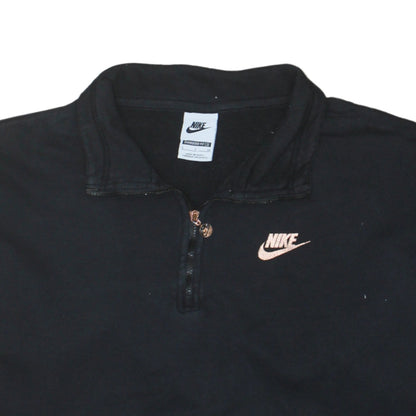 Womens UK Size S Nike Black Pullover Sweatshirt