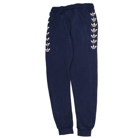 Boys UK Size 11-12 Years adidas Regular Fit Jogger Blue Trousers