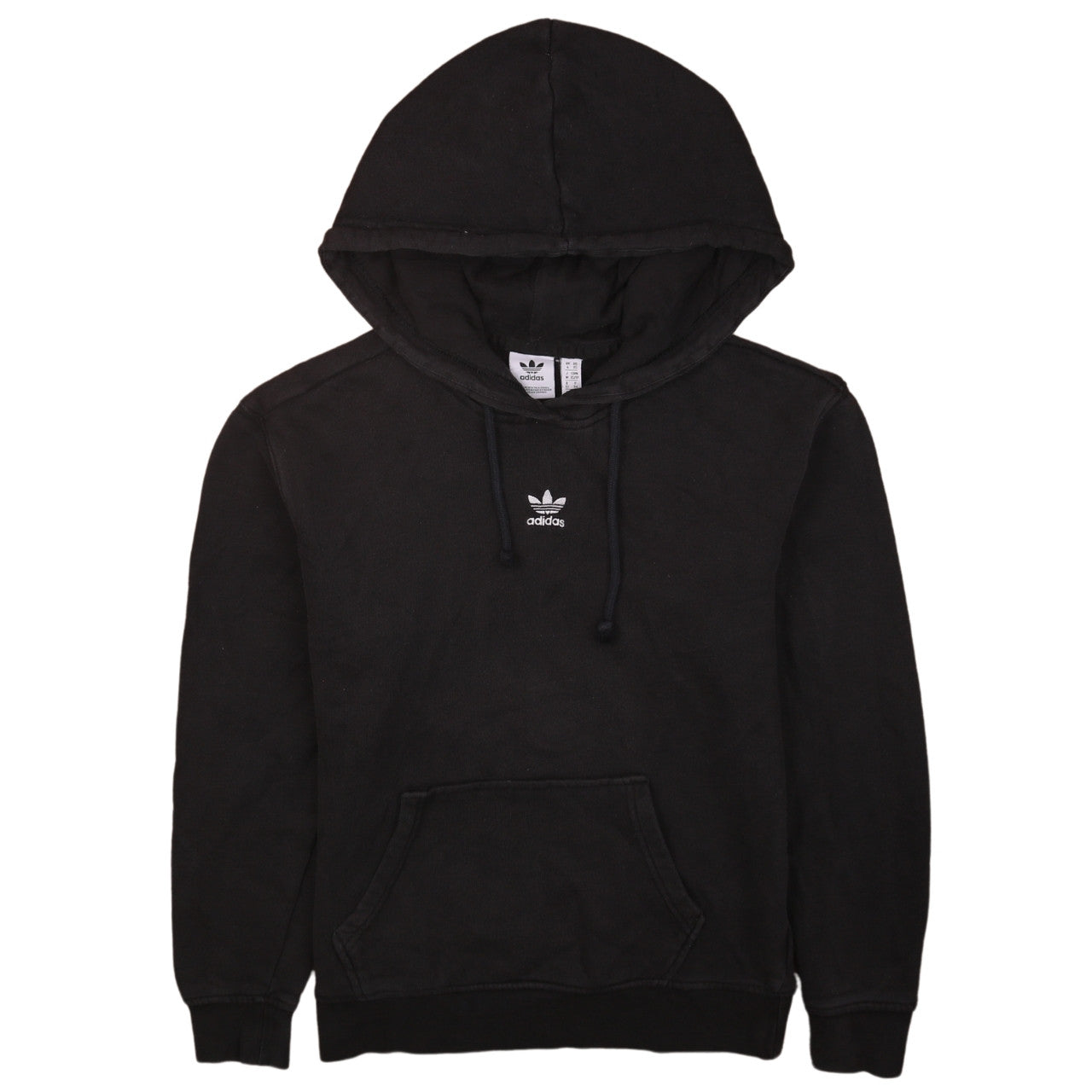 Womens UK Size XS adidas Black Pullover Hoodie
