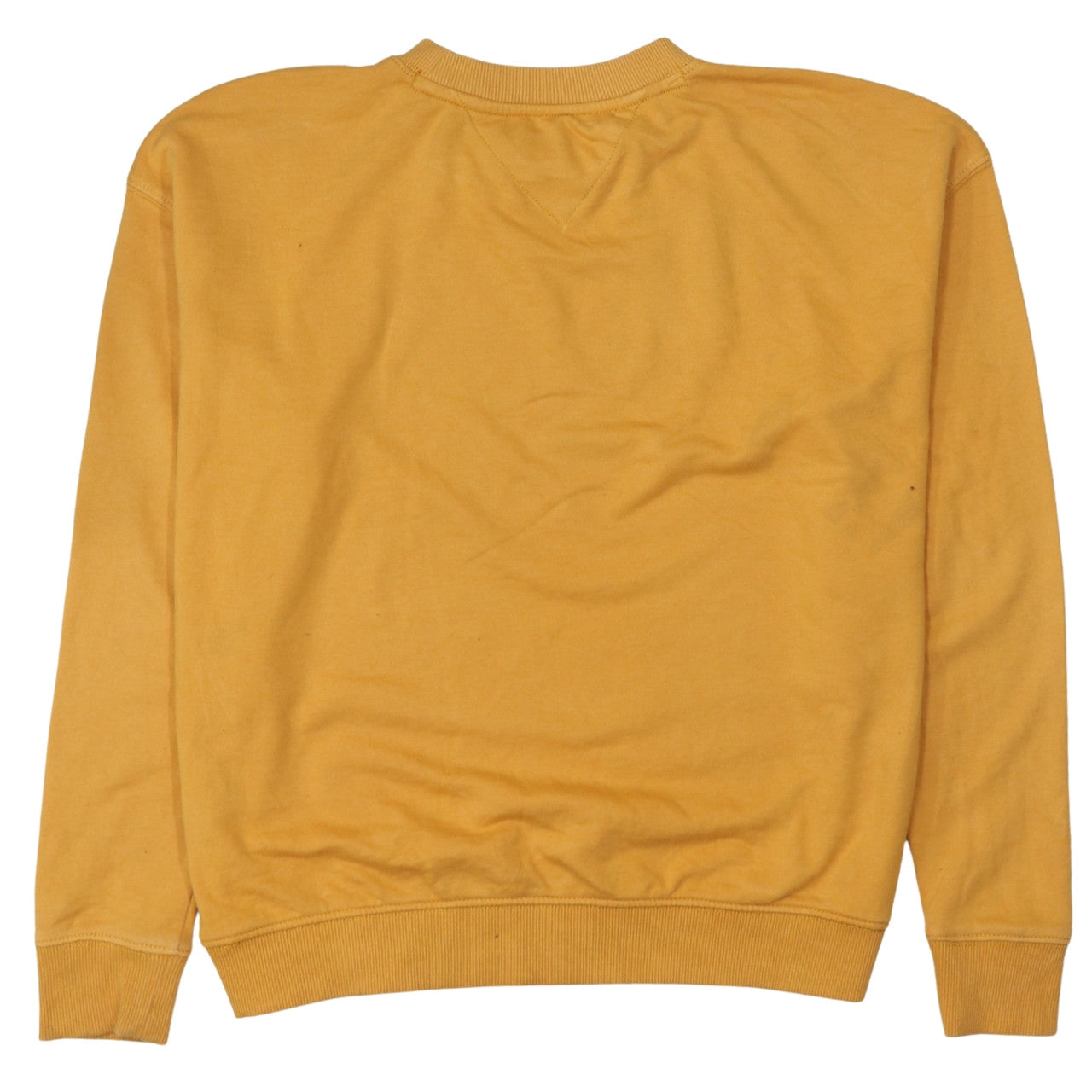 Womens UK Size S Tommy Jeans Yellow Pullover Sweatshirt