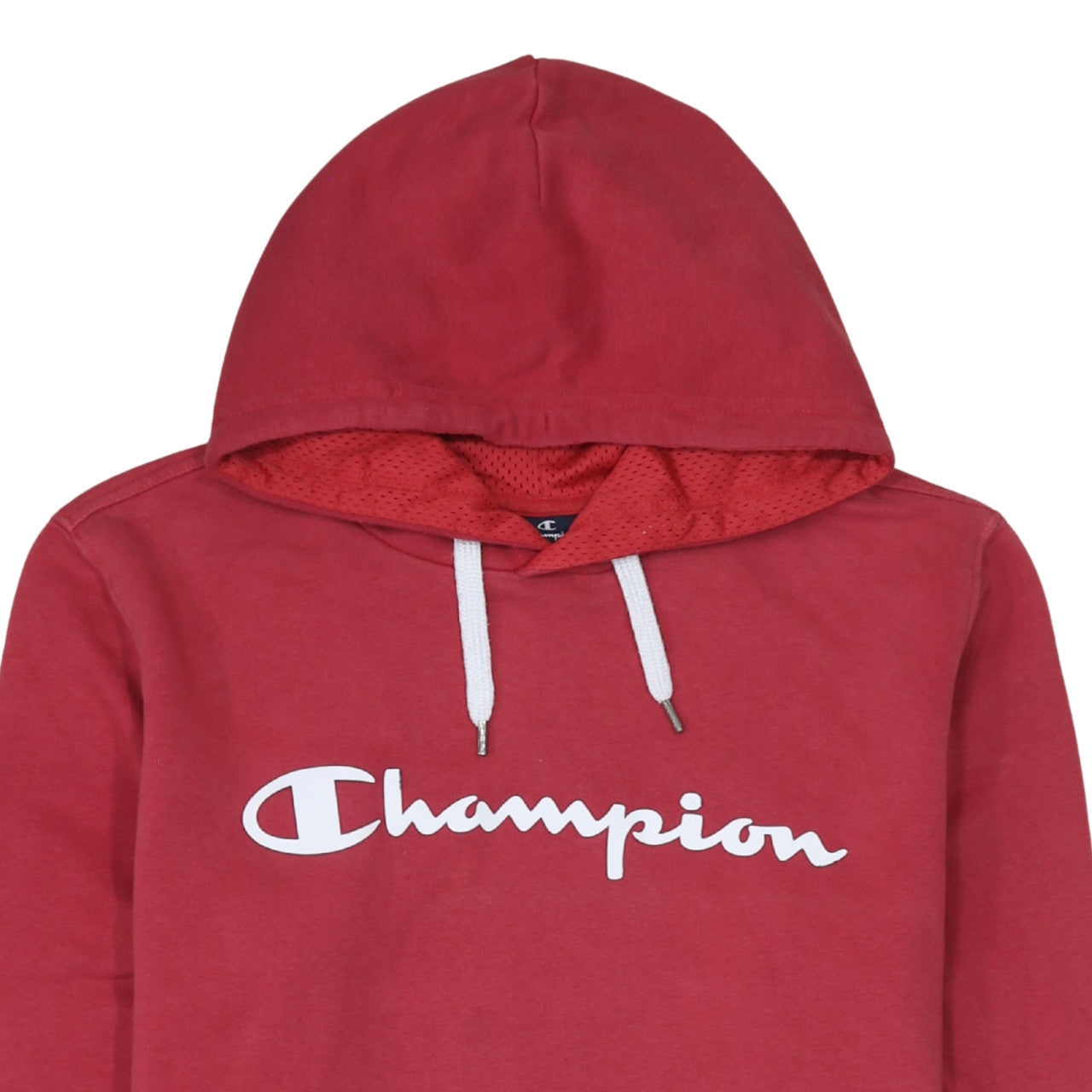Womens UK Size L Champion Red Pullover Hoodie