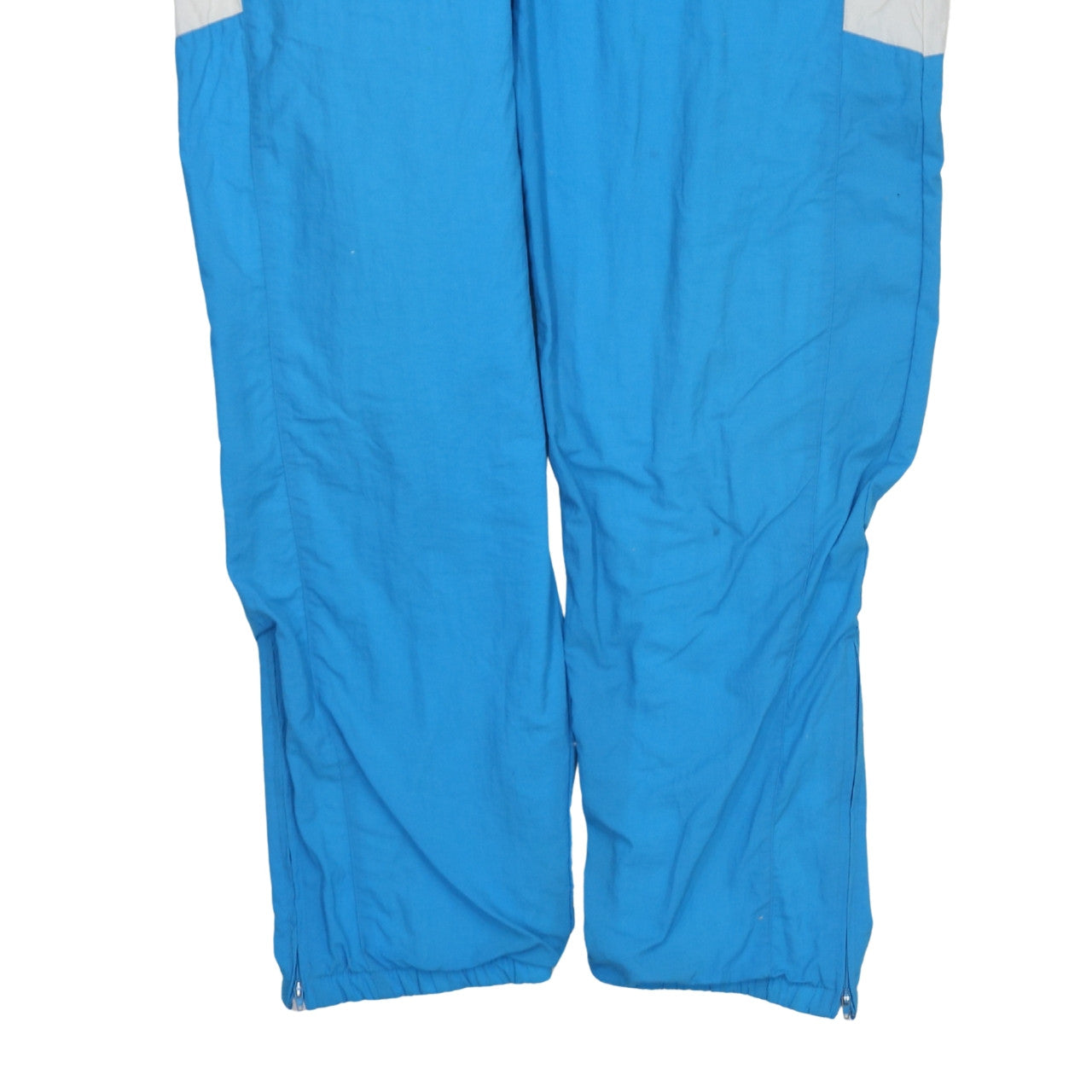 Mens UK Size L Reebok Regular Fit Track Pants Blue Trousers