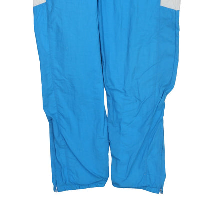 Mens UK Size L Reebok Regular Fit Track Pants Blue Trousers