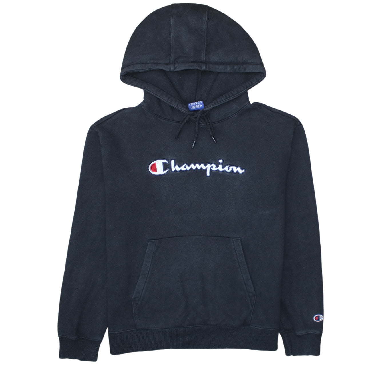 Mens UK Size M Champion Black Pullover Hoodie