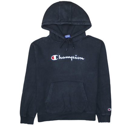 Mens UK Size M Champion Black Pullover Hoodie