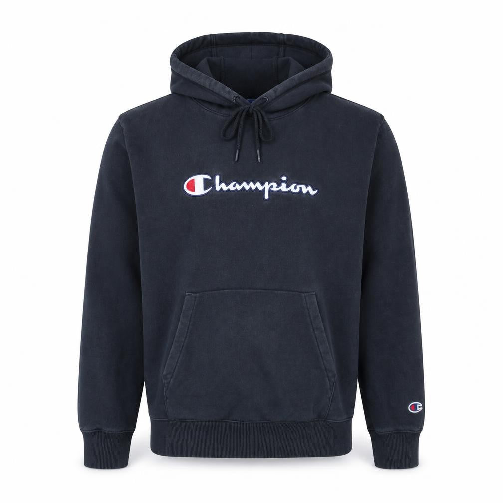 Mens UK Size M Champion Black Pullover Hoodie