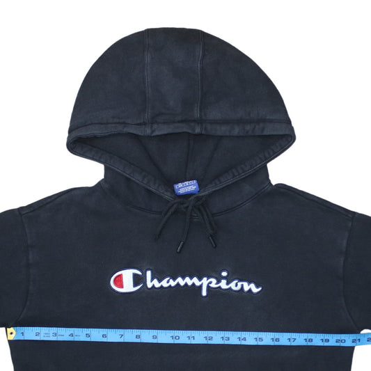 Mens UK Size M Champion Black Pullover Hoodie