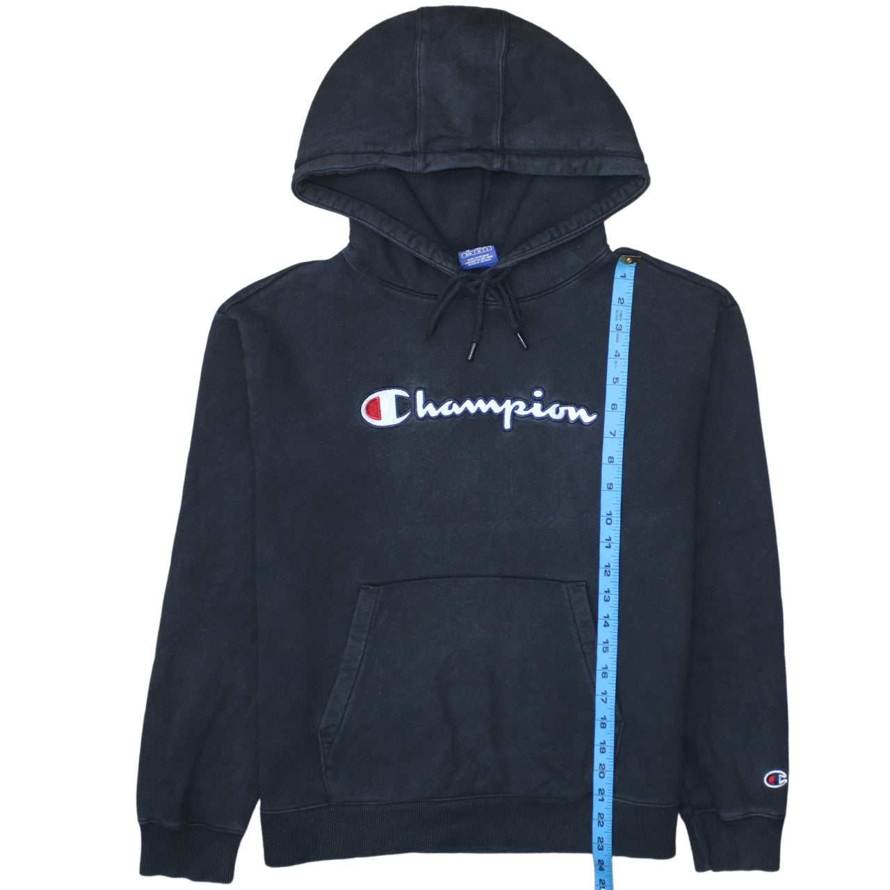 Mens UK Size M Champion Black Pullover Hoodie