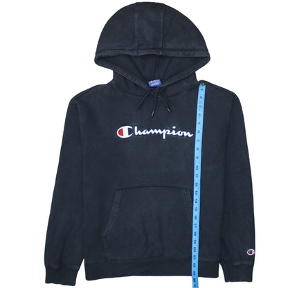 Mens UK Size M Champion Black Pullover Hoodie