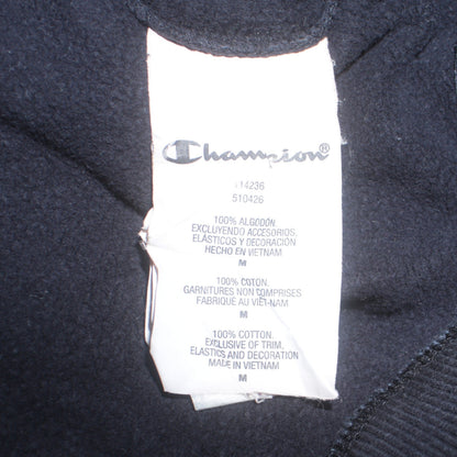 Mens UK Size M Champion Black Pullover Hoodie