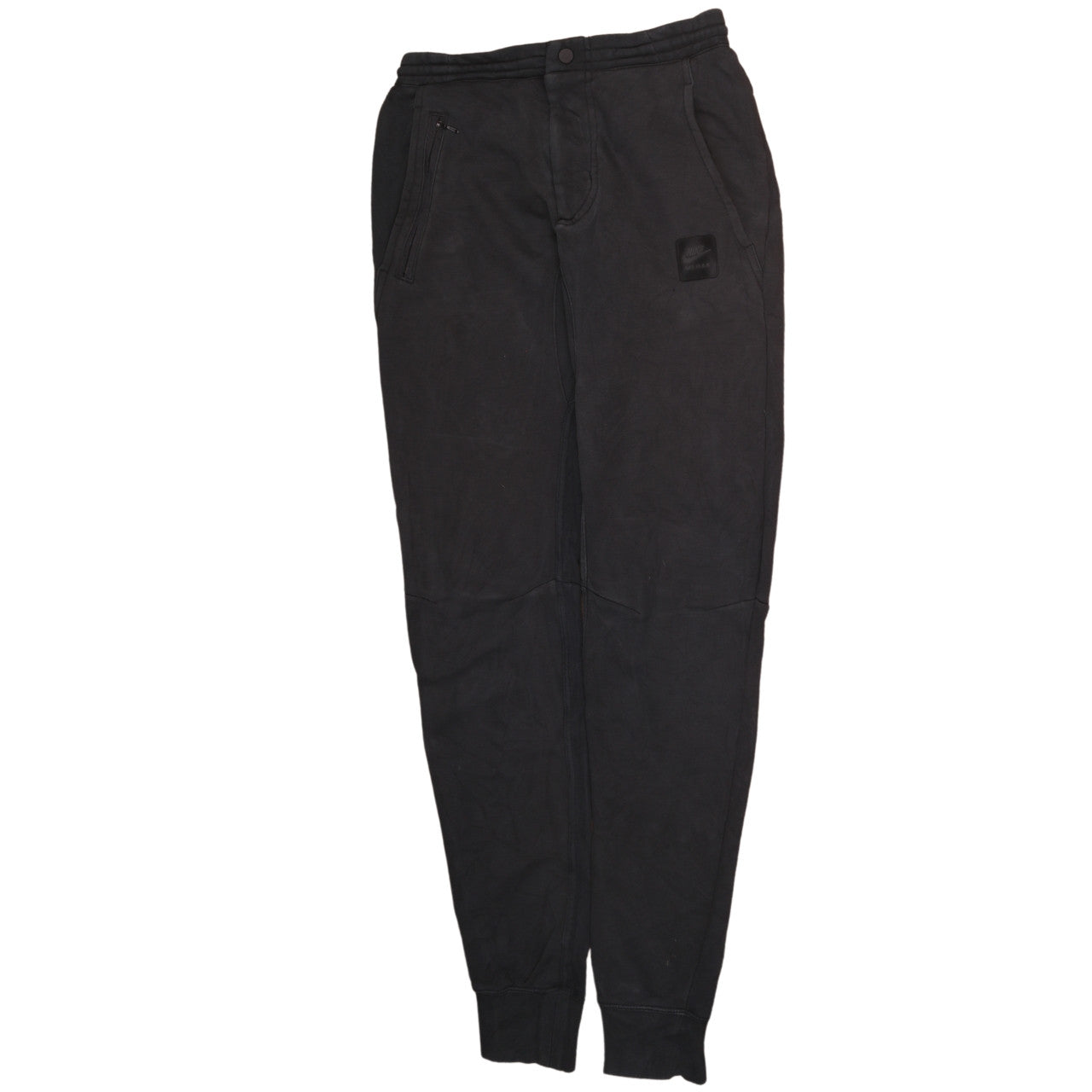 Mens UK Size S Nike Regular Fit Jogger Black Trousers