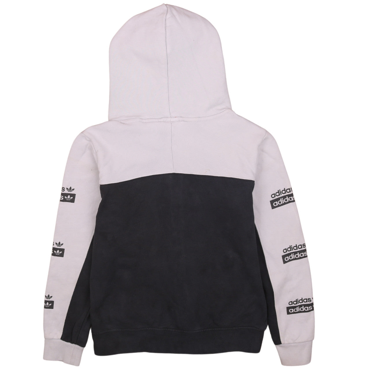 Womens UK Size 10 adidas Multicoloured Full Zip Hoodie