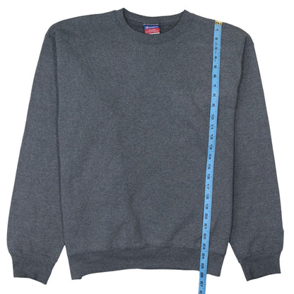 Mens UK Size L Champion Grey Pullover Sweatshirt