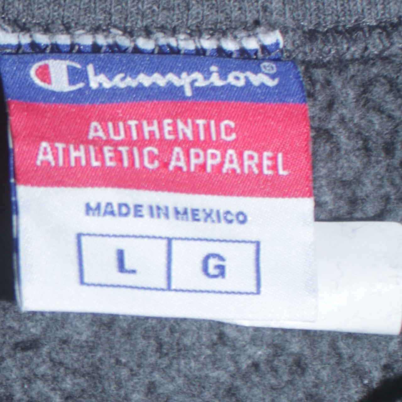 Mens UK Size L Champion Grey Pullover Sweatshirt