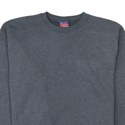 Mens UK Size L Champion Grey Pullover Sweatshirt